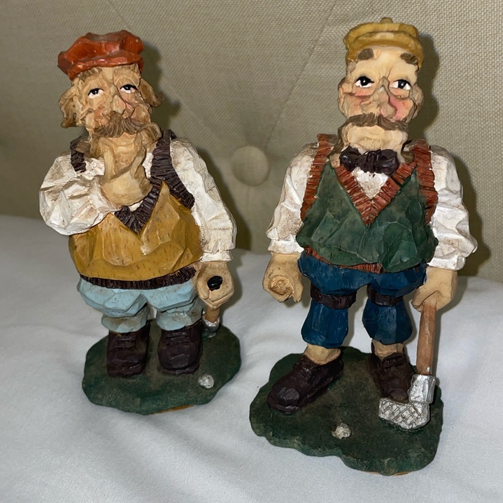 Cast Resin Golf Buddies Figures Figurines Statues Very Detailed 5 Inch